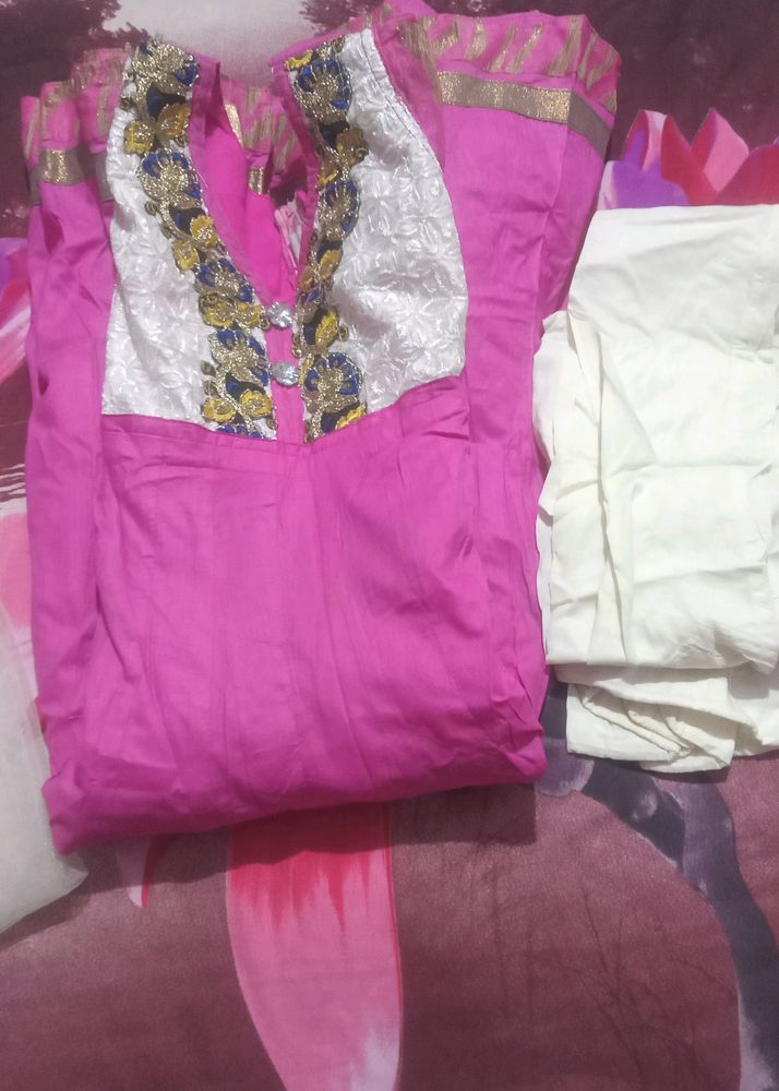 Anarkali Kurti Pant Set