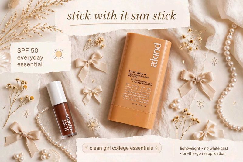Akind Sun Stick &amp; Just Herbs Lip Oil +a lipstick
