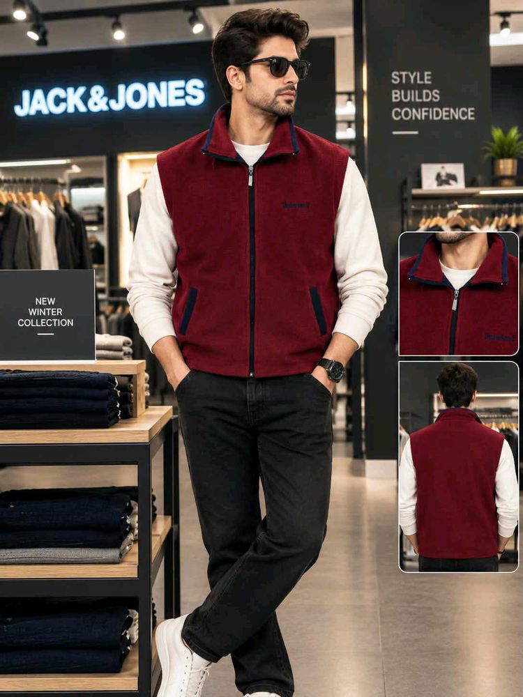 🇳🇿💫🎀 Men's Fleece Vest jacket