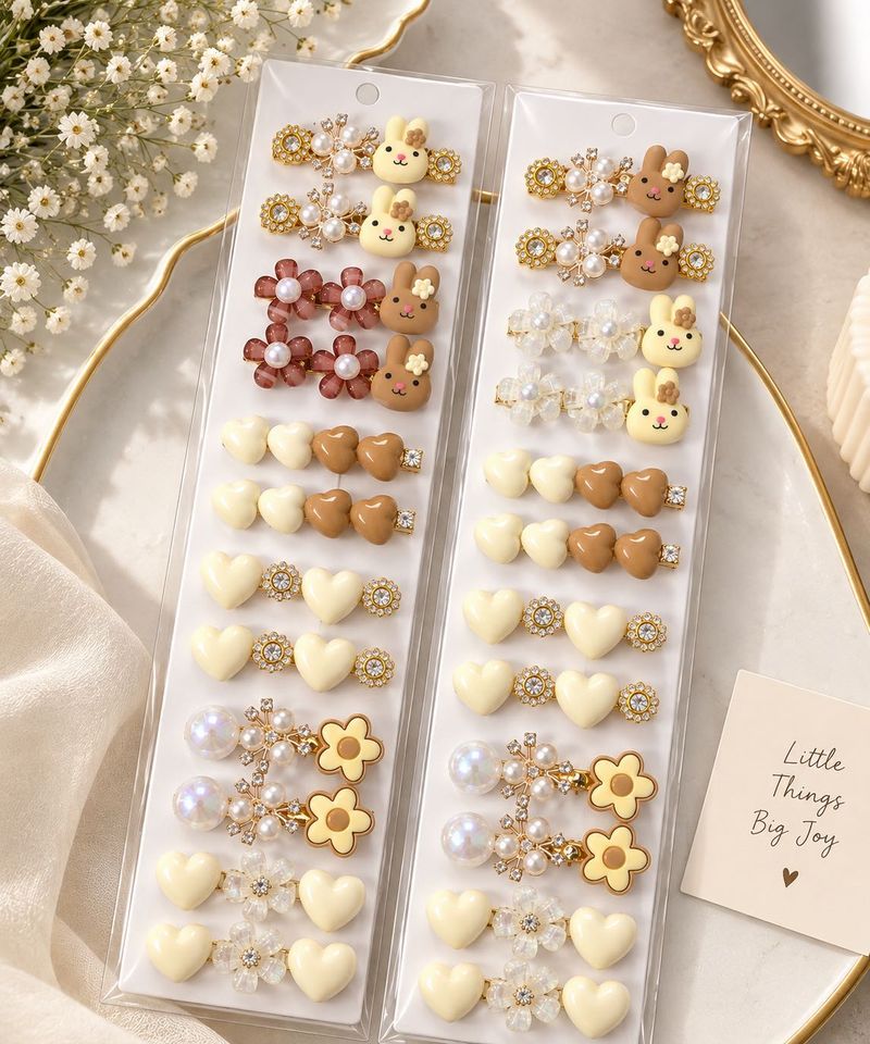 Cute Hair Clips Set of 12(brand new)