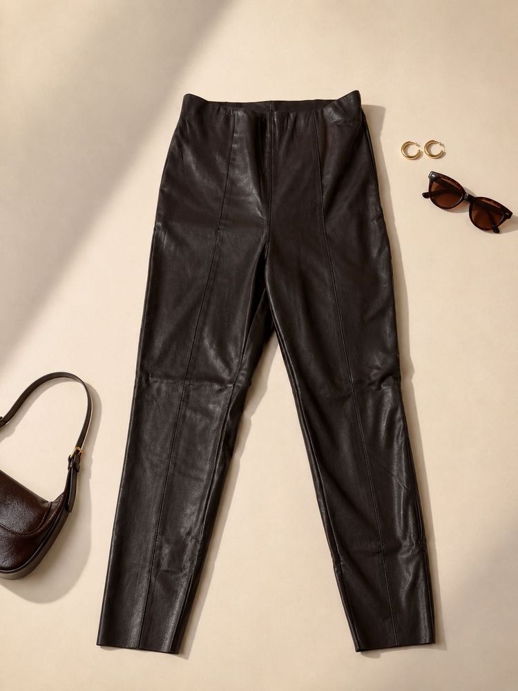 Faux Leather Pants from H&amp;M