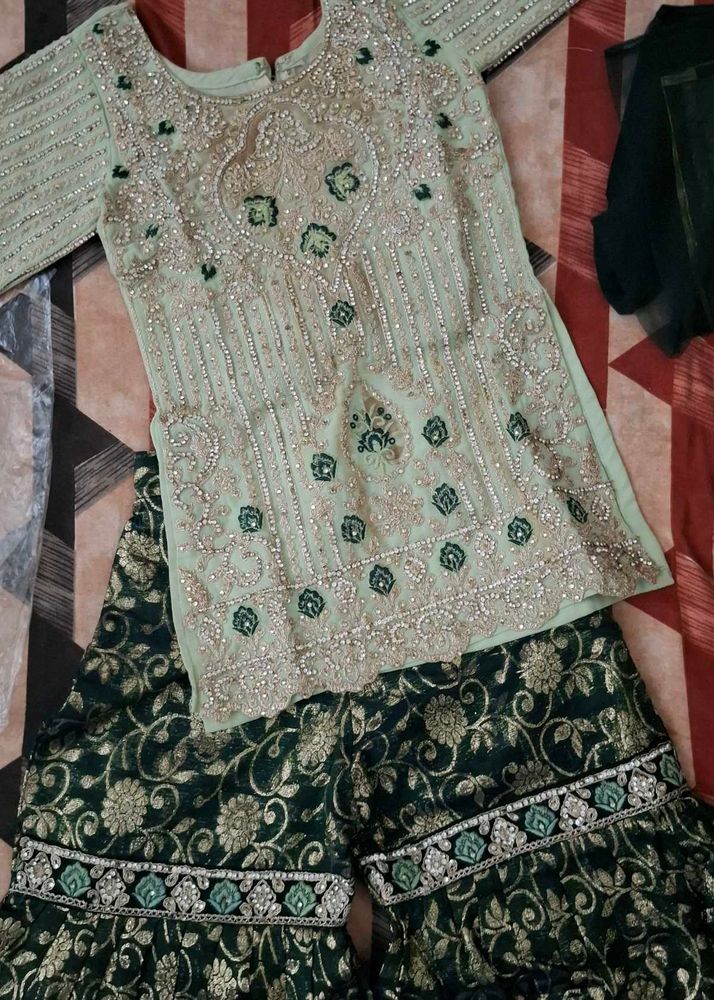 Designer Sharara Suit Set