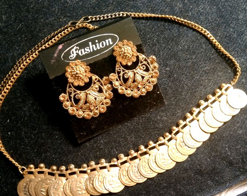 New Earings And Necklace