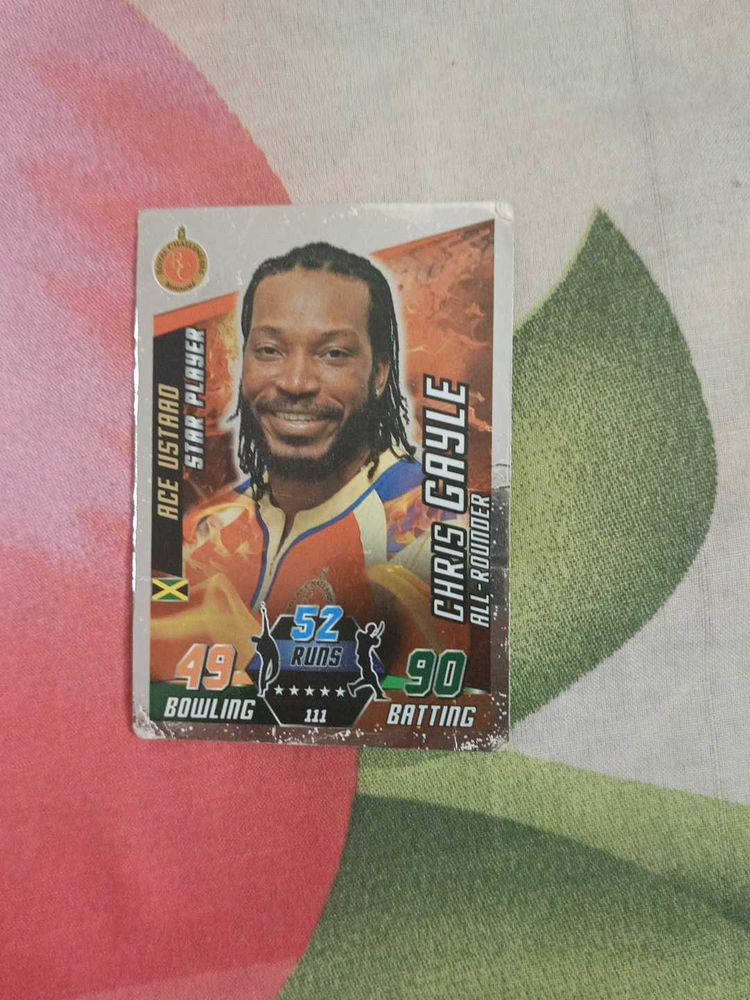 Chris Gayle Silver Foil - 90 batting, 52 runs