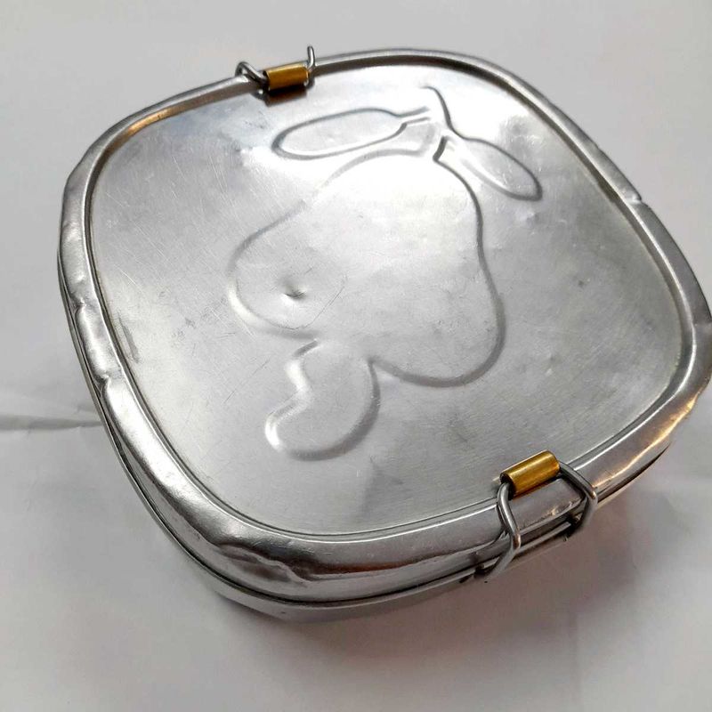 Vintage Stainless Steel Lunch Box