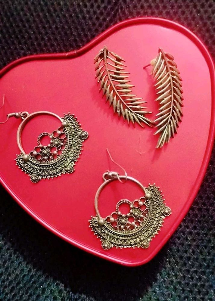 Statement Drop Earrings (Combo Of 3)