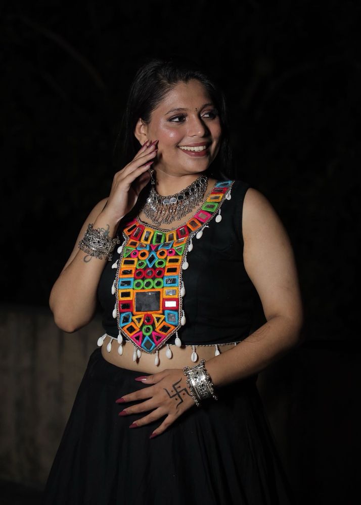 Embroidered Mirror Work Blouse