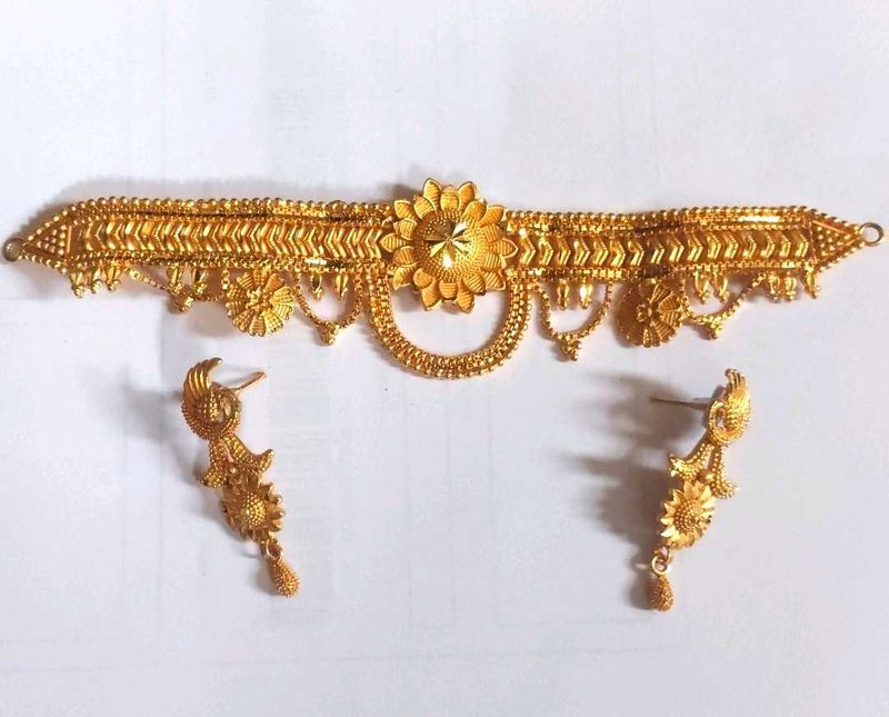 Gold Plated Choker Necklace