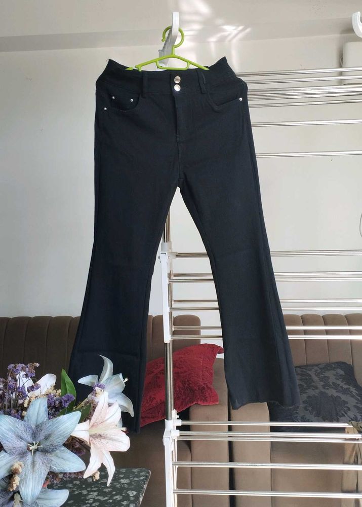 Black Flare Jeans