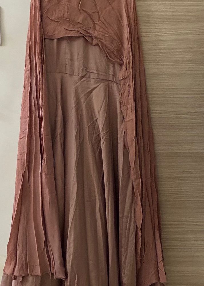 Bohemian Style Flowy Maxi Skirt