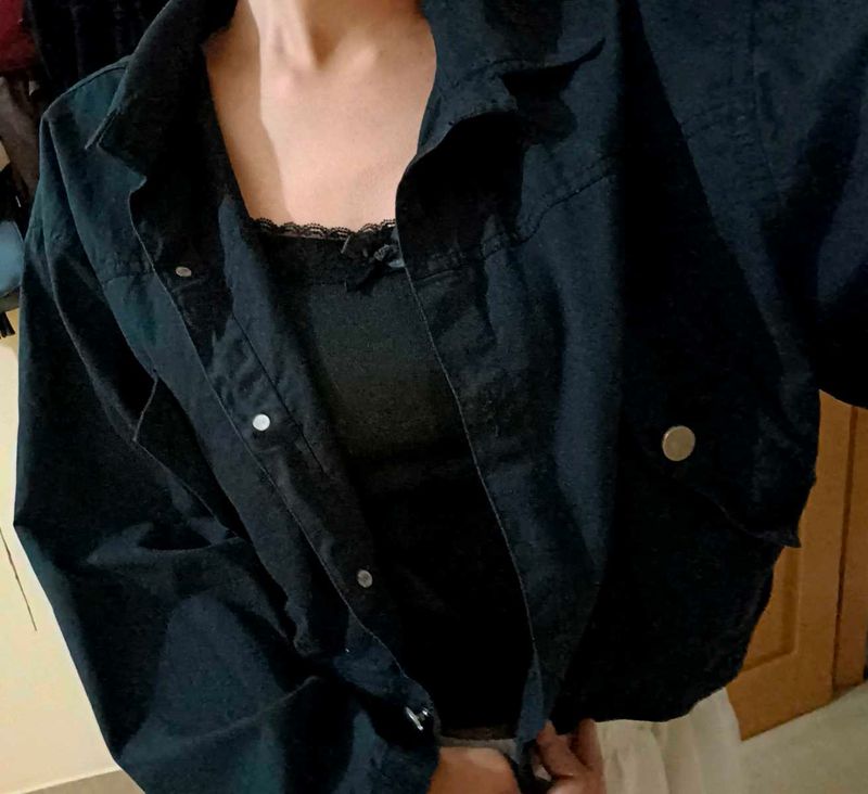 killer black denim jacket