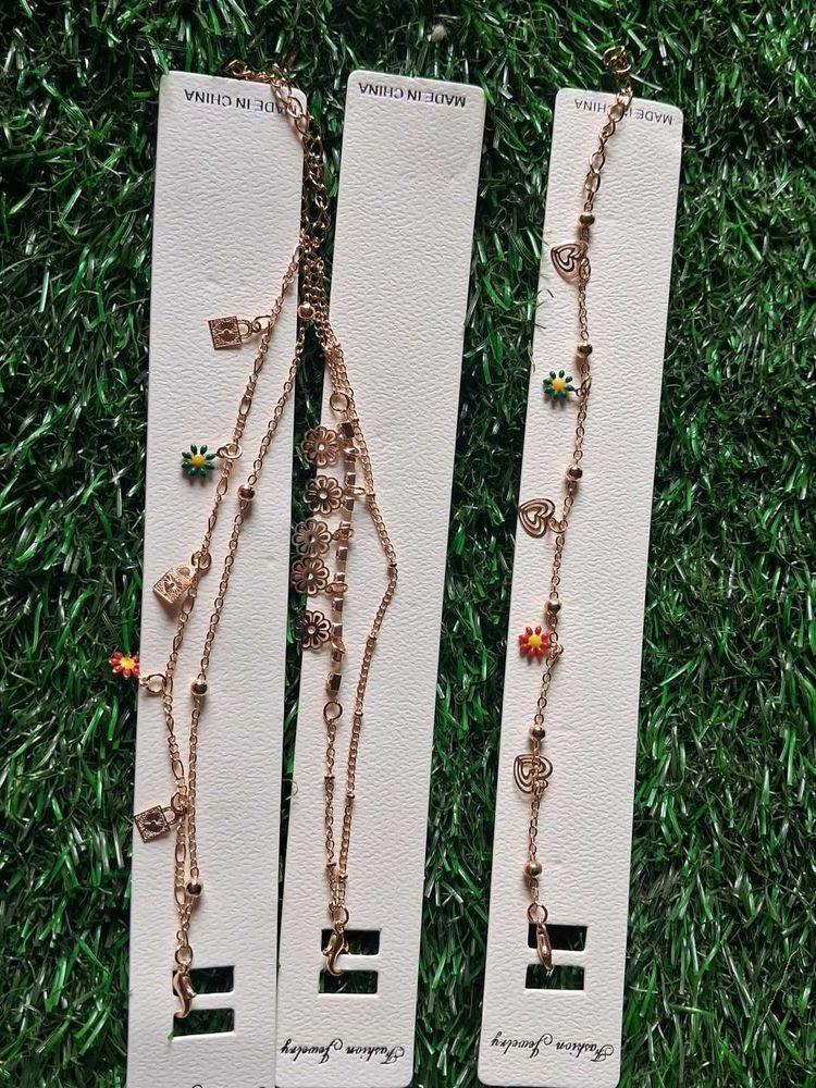 Charming Anklets with Pendants