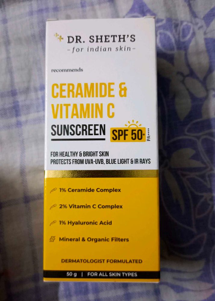 Dr. Seth's Ceramide &amp; Vitamin C Sunscreen SPF 50