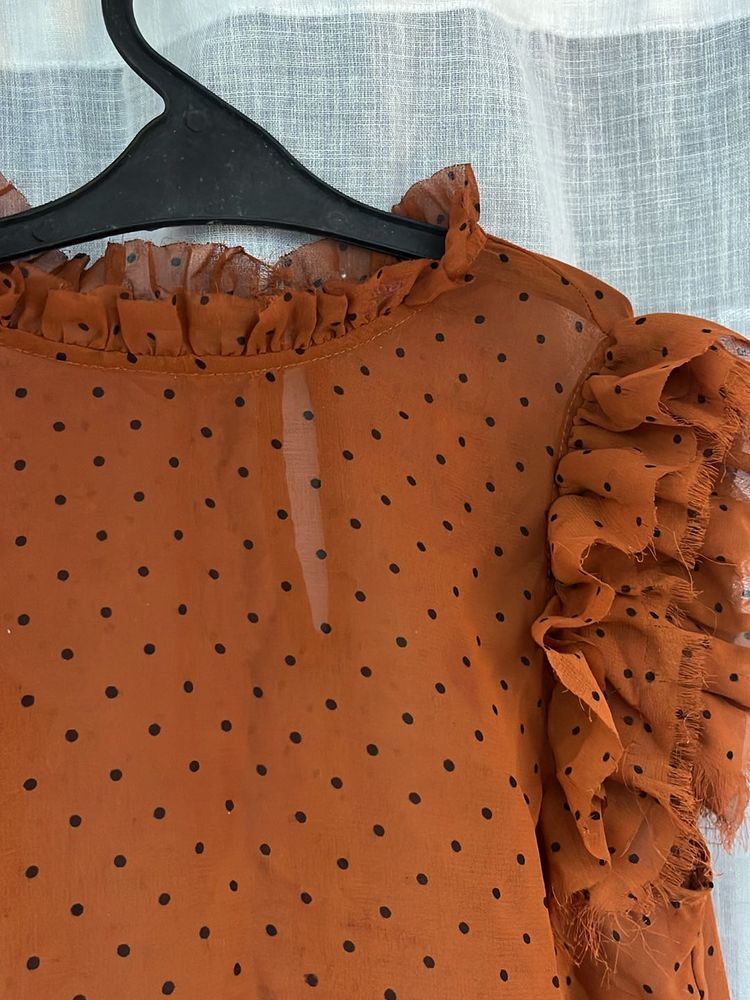 Ruffled Party Wear Top