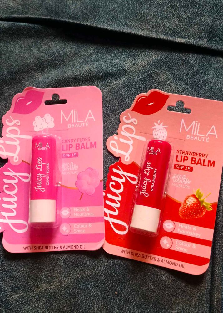 Mila Beaute Juicy Lips Lip Balms (2 pk)
