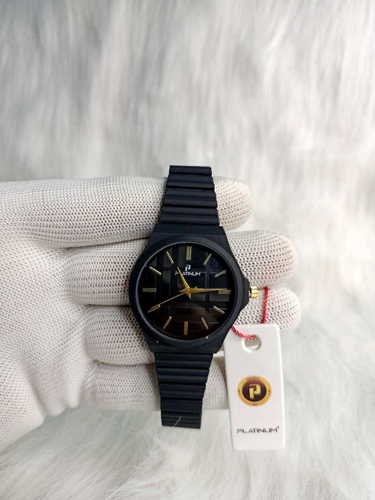 PLATINUM Stainless Steel Quartz Wrist WatchFor Wom