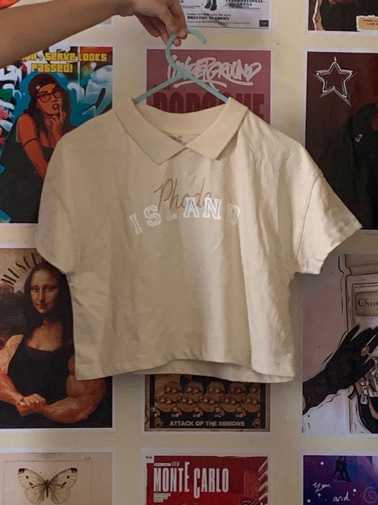 Rhode Island Crop Polo Shirt