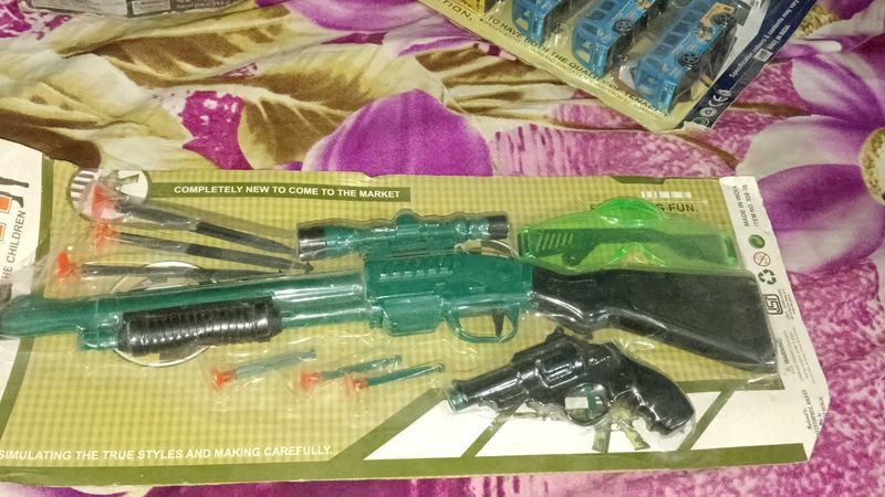 Toy Gun Set with Revolver