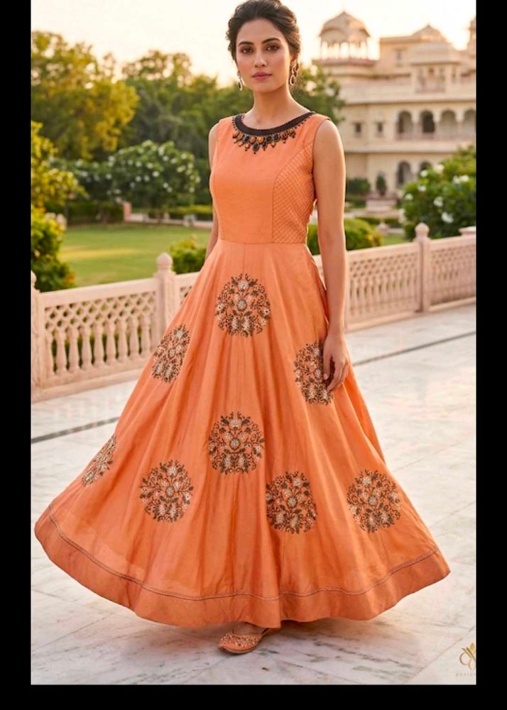 fix rate beautiful silk gown