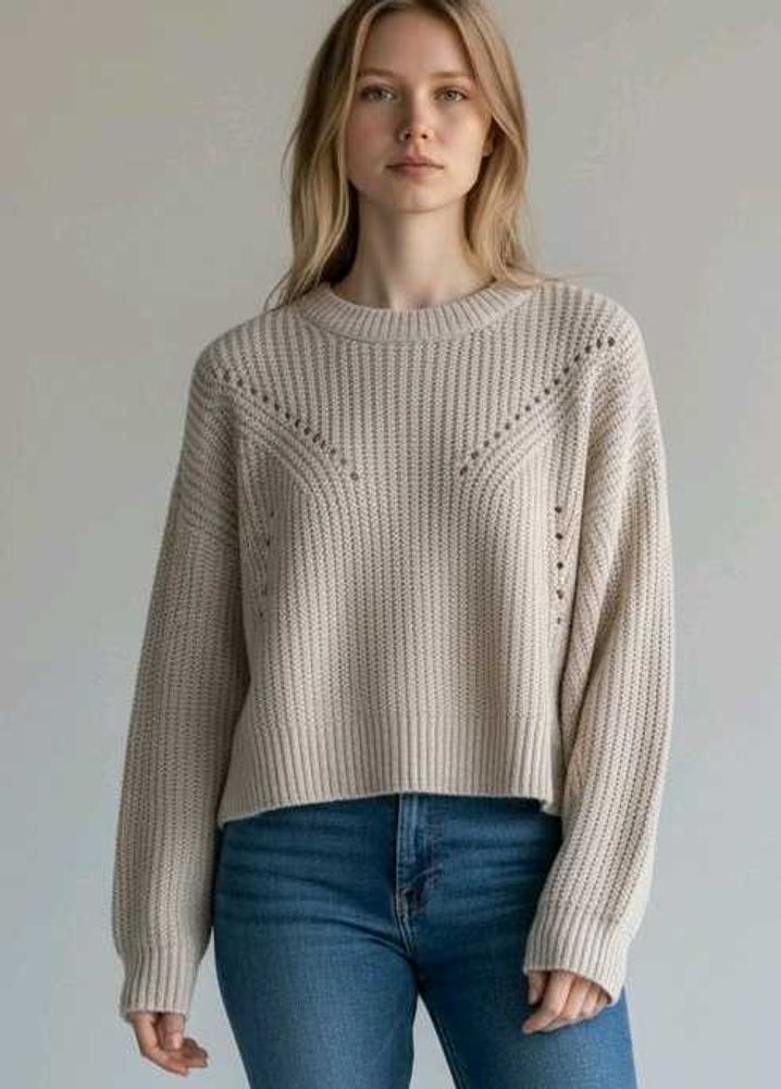 Cozy Knit Cropped Sweater
