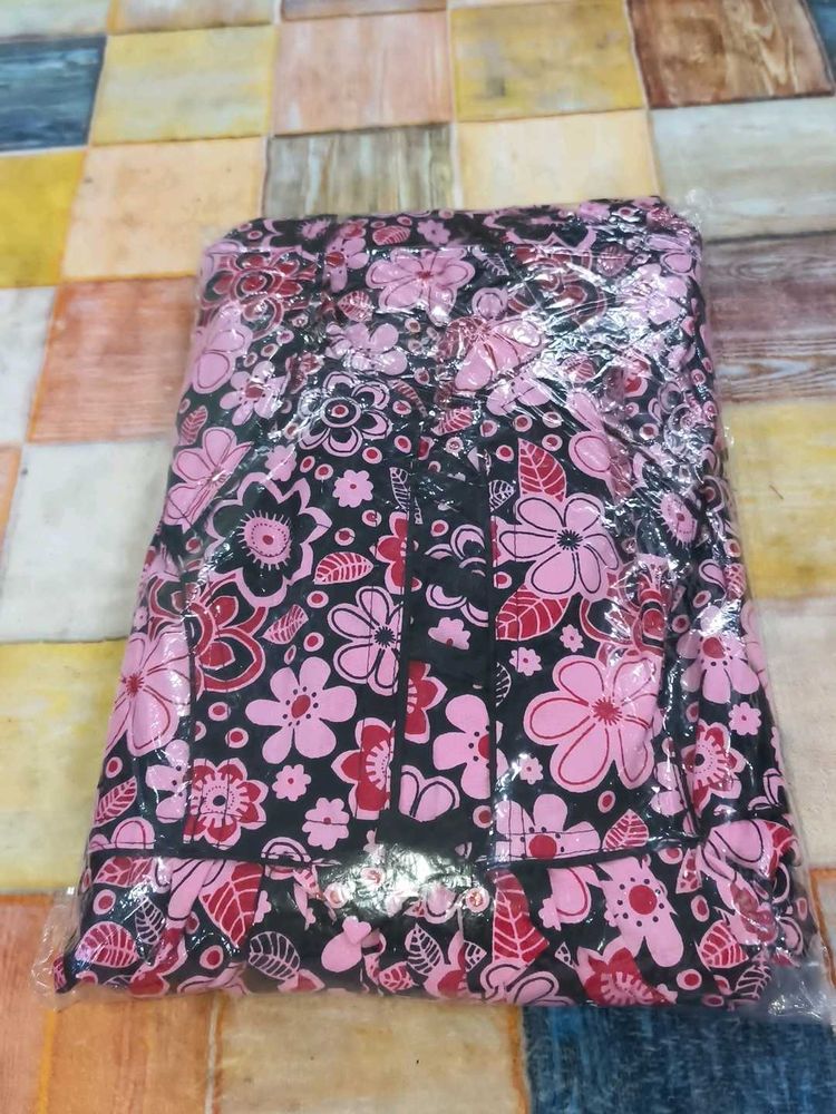 Pink and Black nighty with pin