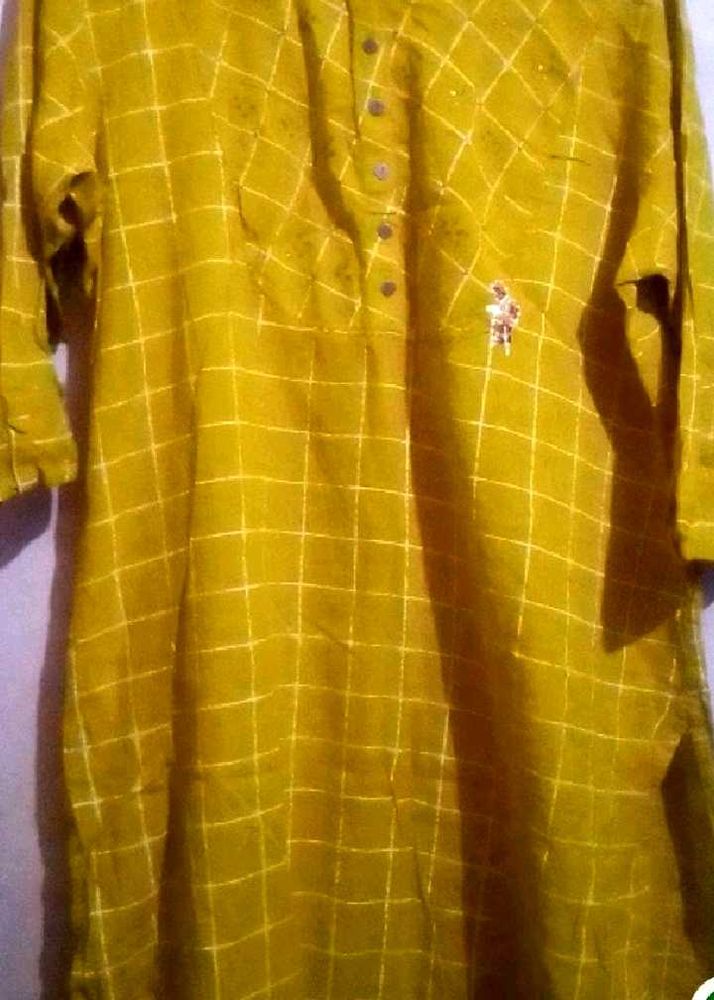 Elegant Yellow Kurta