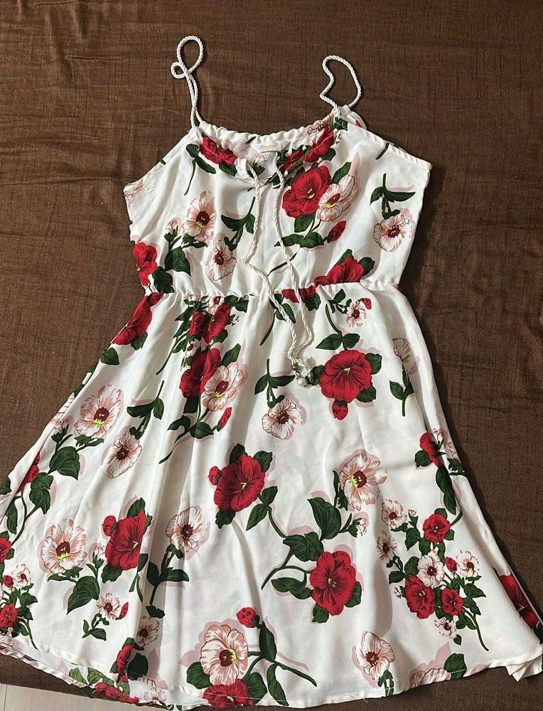 Floral Print Fit &amp; Flare Dress