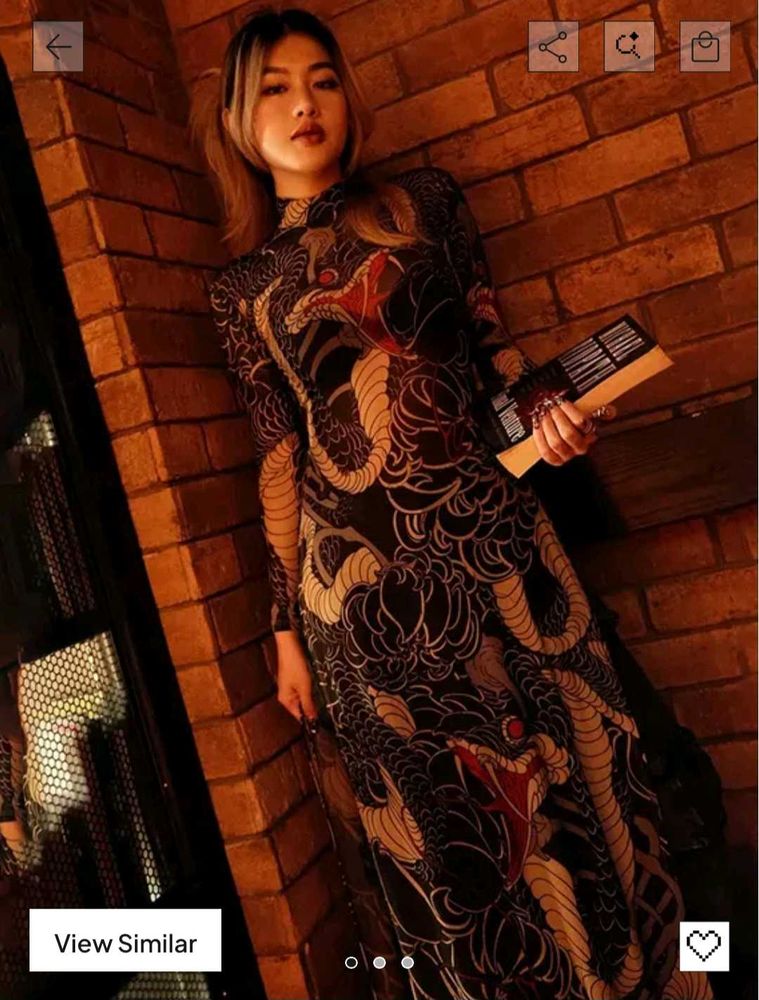 NewMe Brown Animal Print Sheath Top