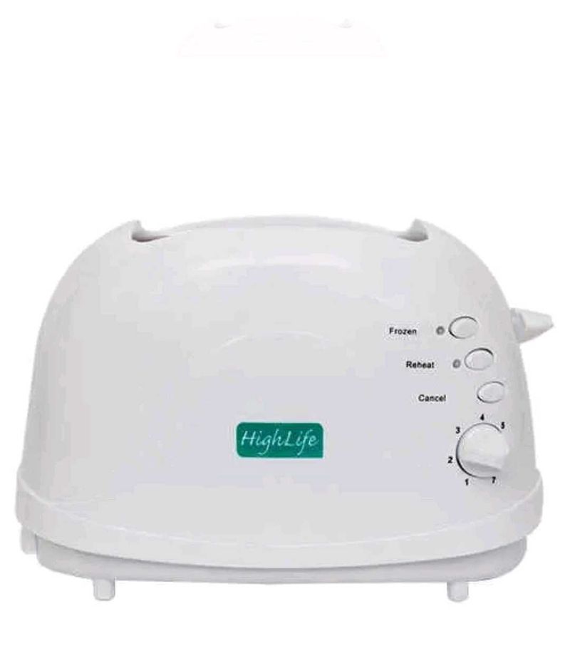 HighLife 2-Slice White Toaster