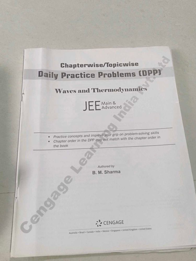 JEE Waves and Thermodynamics DPP
