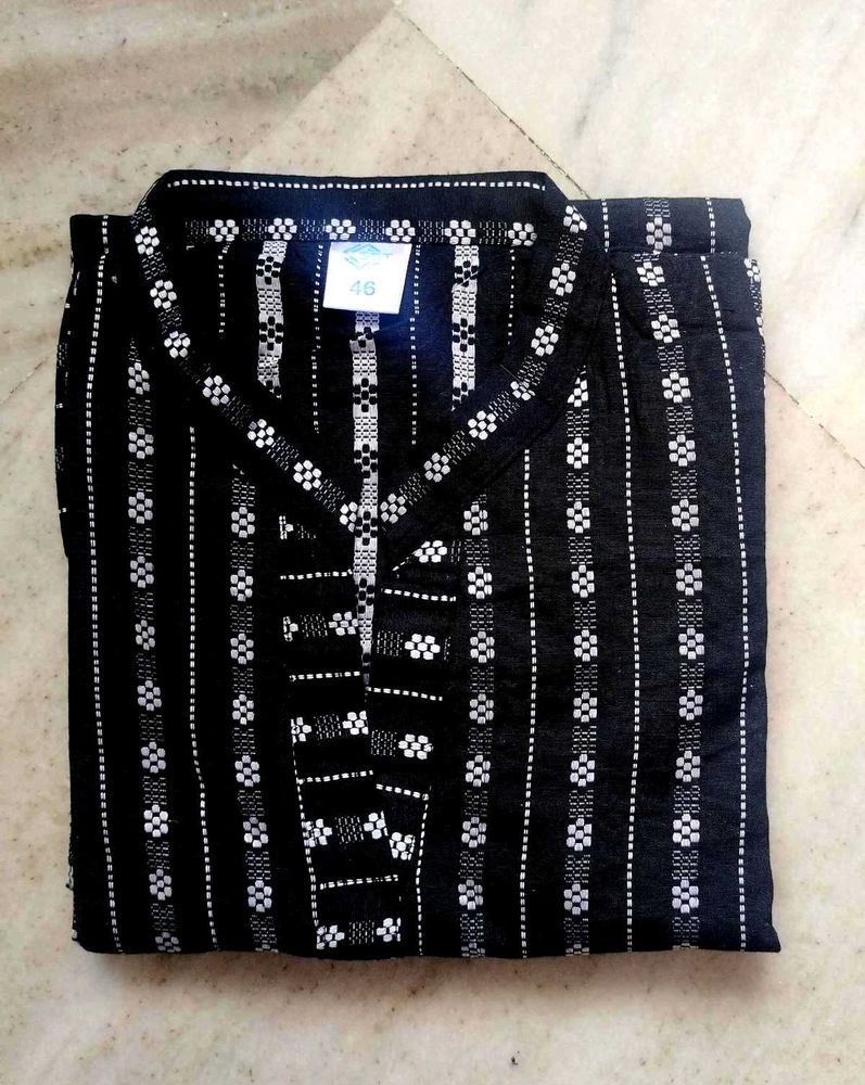 ♣️Black &amp; White Kurta