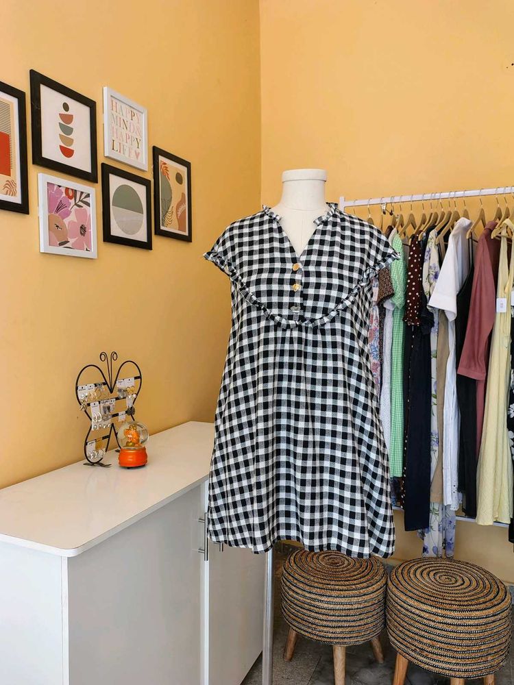 Gingham Mini Dress