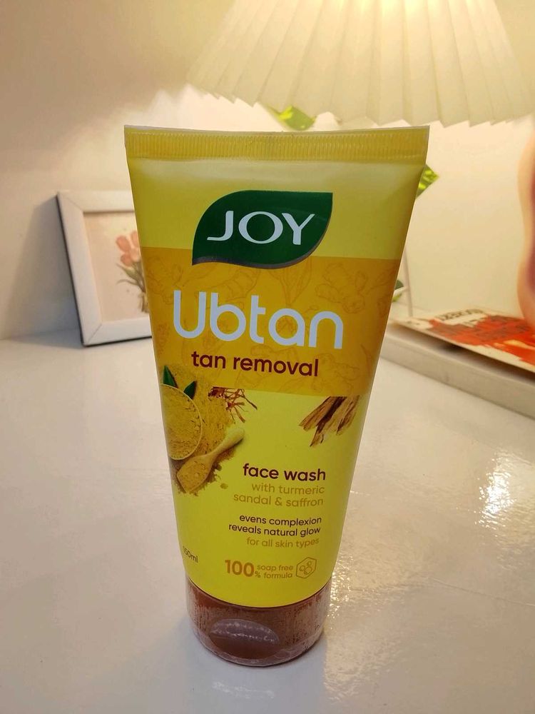 joy ubtan face wash