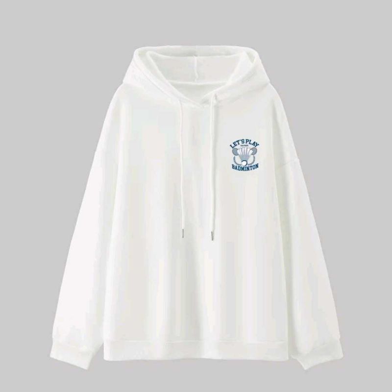 Savana white graphic hoodie