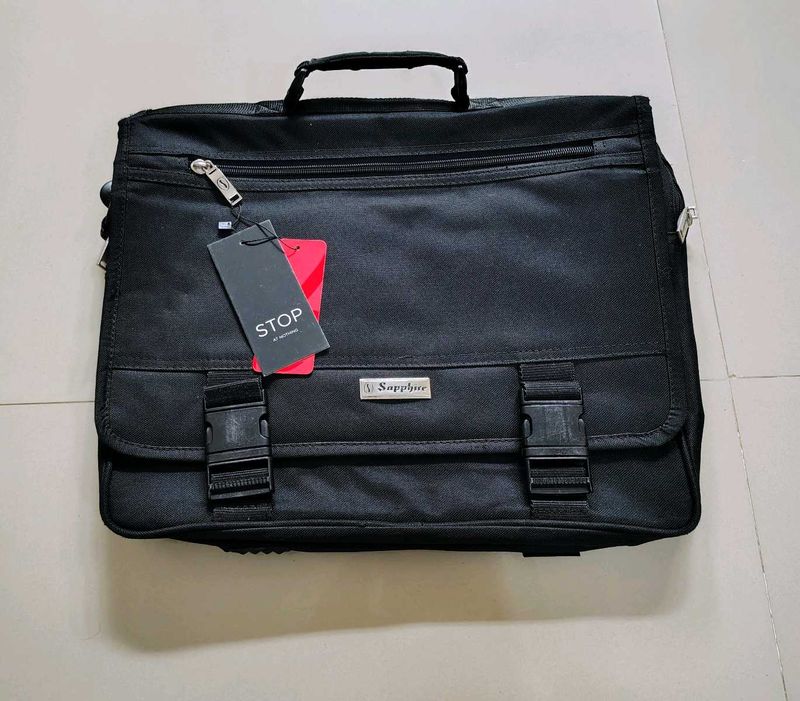 Stop Sapphire Laptop Bag