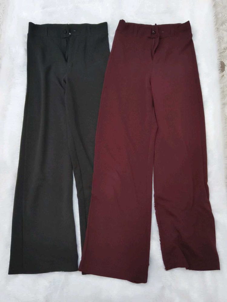 Straight Leg Pants (Set of 2)