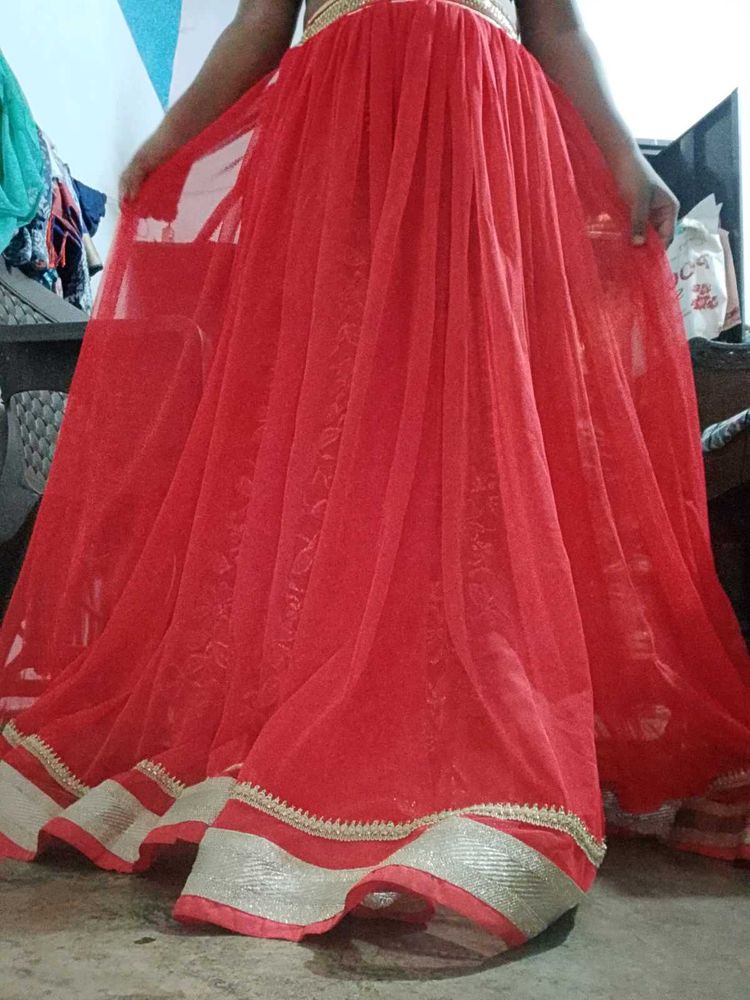 Stunning Red Ethnic skirt