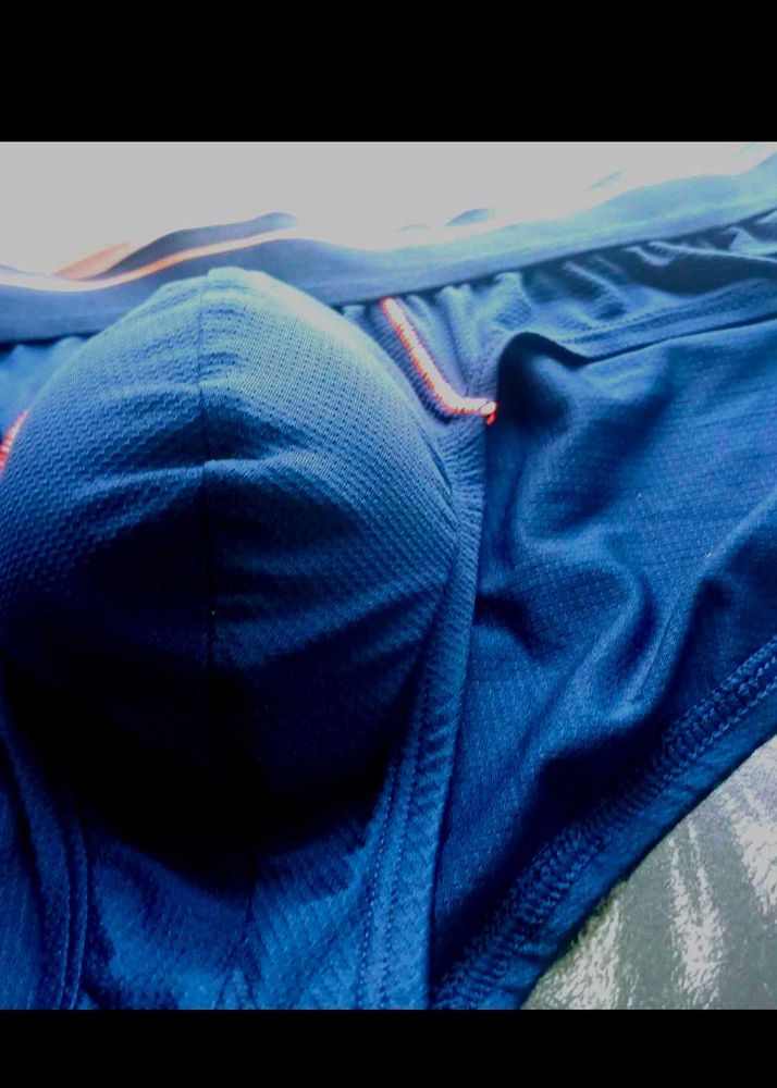 Men's Blue Athletic Trunks