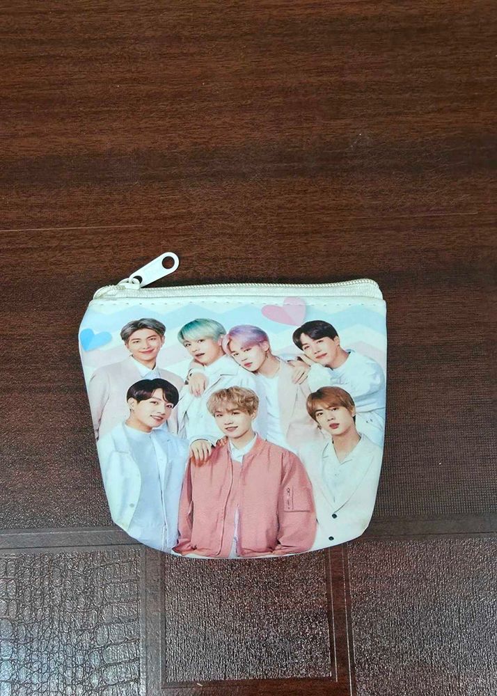 Cute BTS Photo Pouch