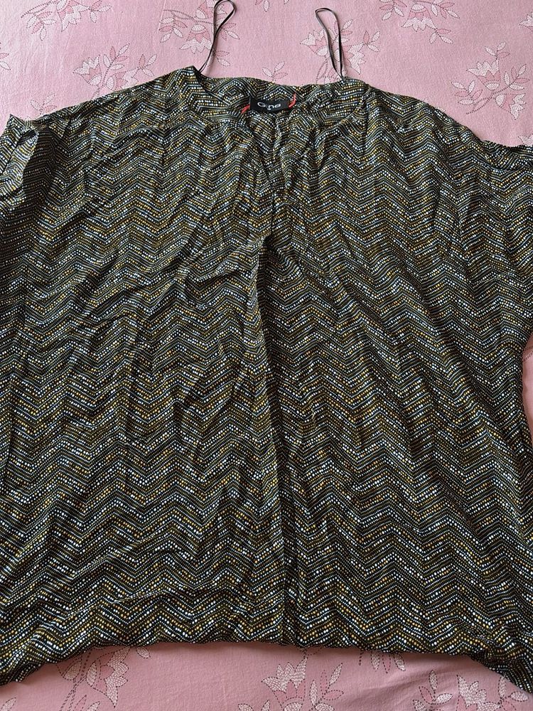 Stylish Chevron Print Top