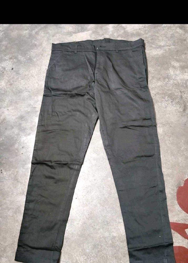 Men's Dark Grey Chinos