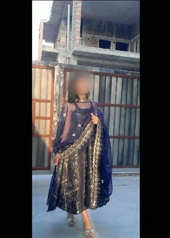 beautiful brokade kurta with dupatta
