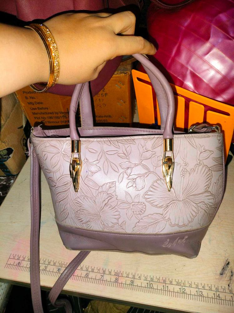 Stylish Embossed Handbag