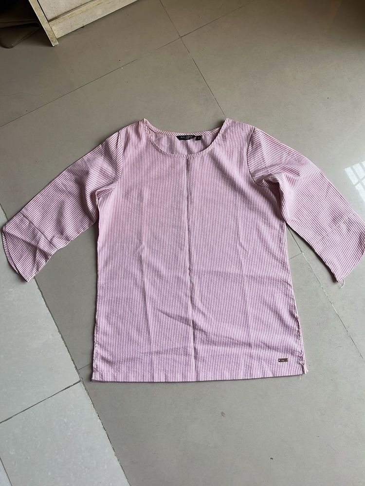 Park Avenue Pink Striped Top