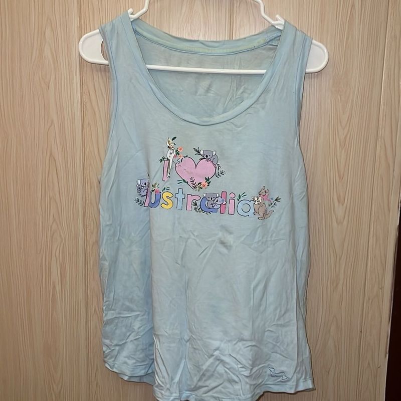 Cute "I Love Australia" Tank Top