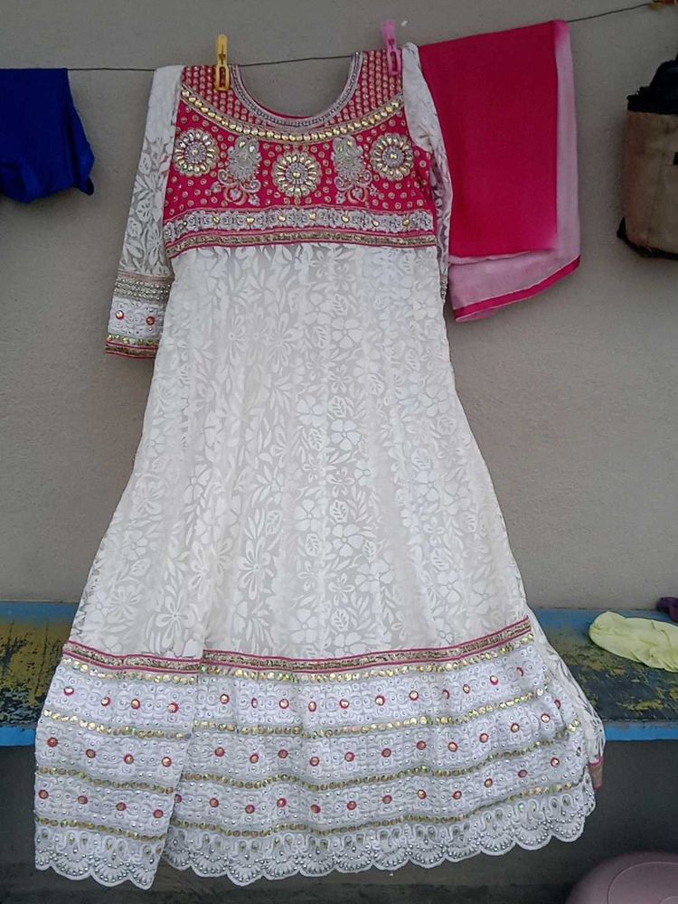 Embellished Kurta Set with Dupatta