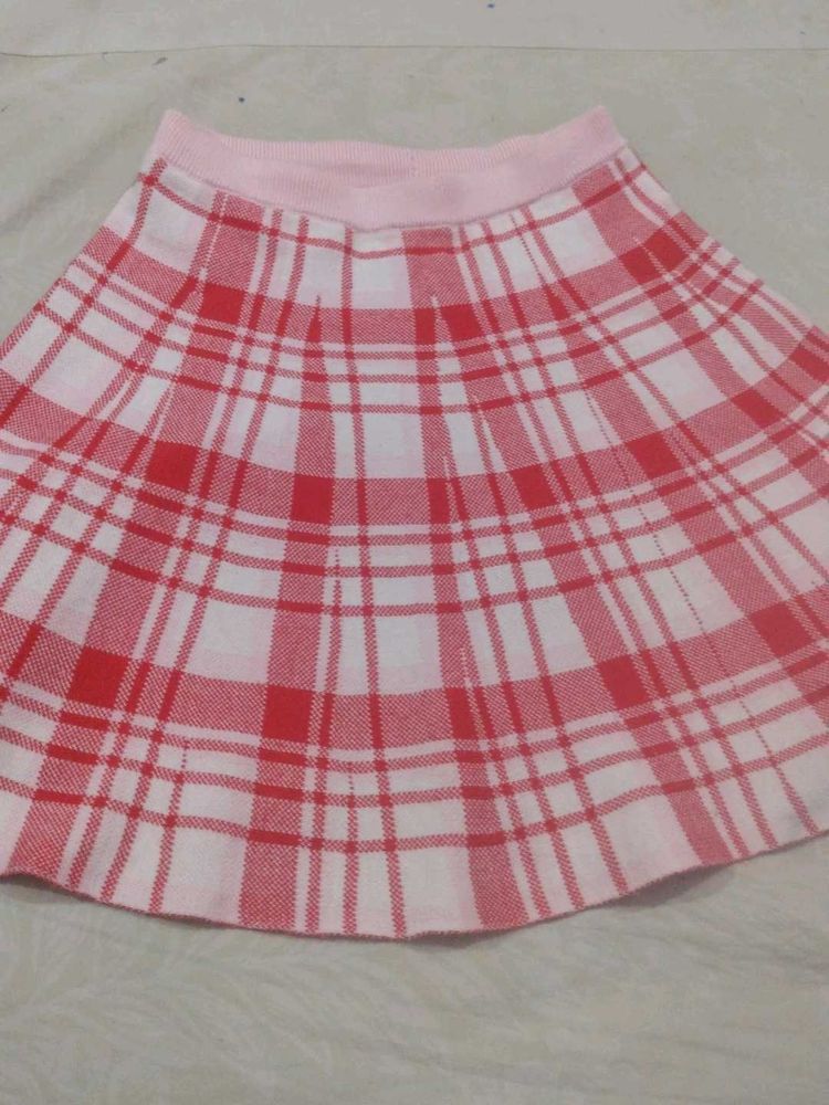 plaid pleated skirt 🍒