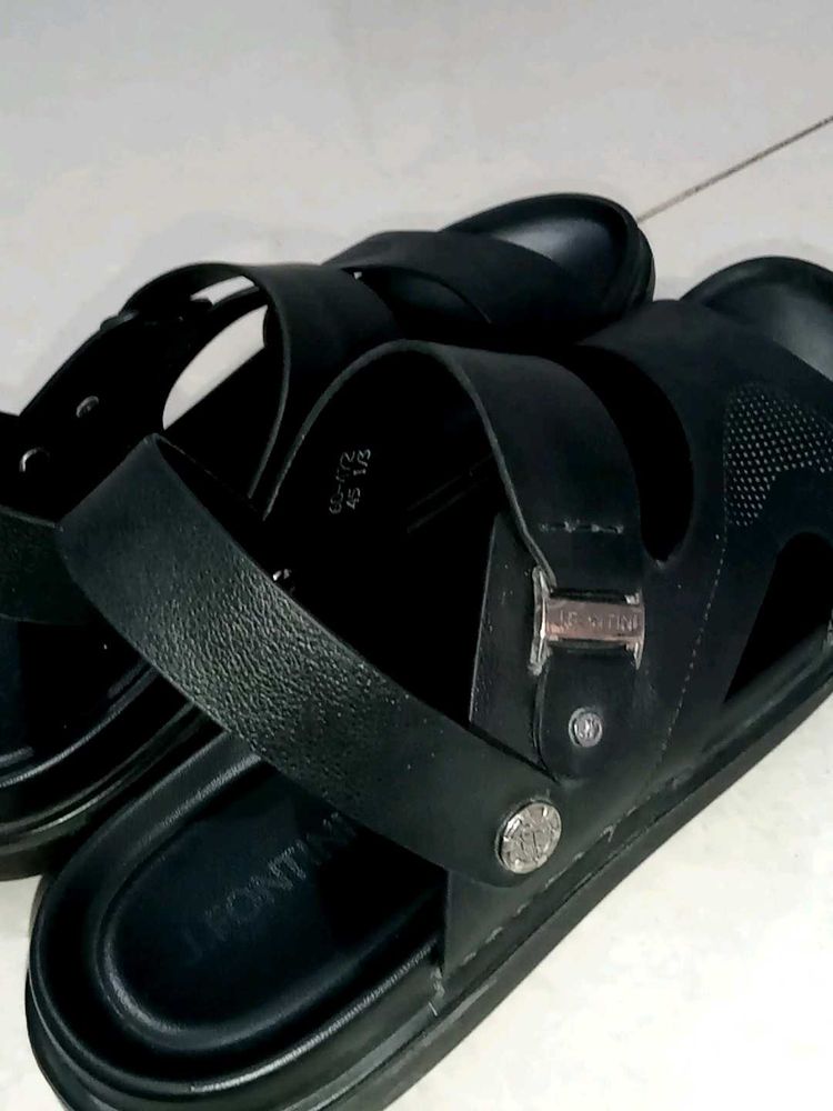 Stylish Men's Black Sandals