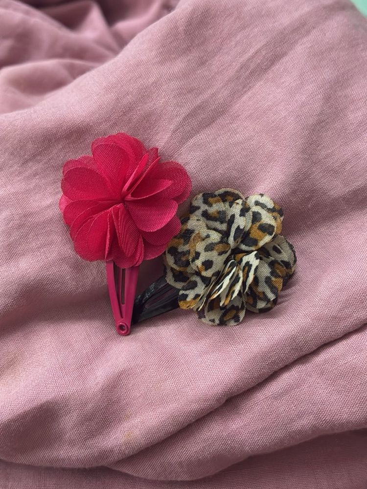 Floral Hair Clips