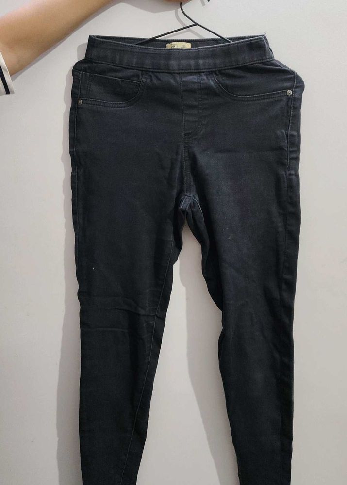 DNMX Skinny Fit Black Jeans